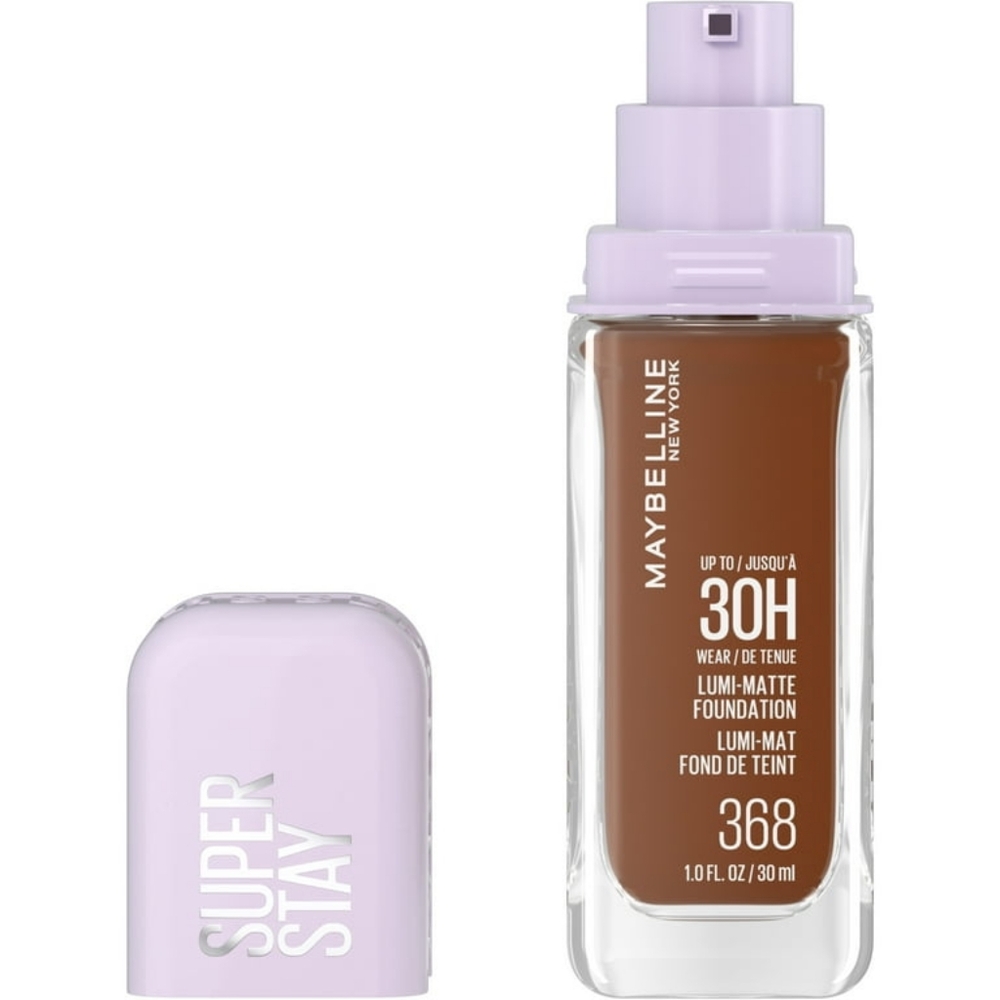 Maybelline Super Stay Lumi-Matte Foundation Makeup, 368, 1 fl oz
